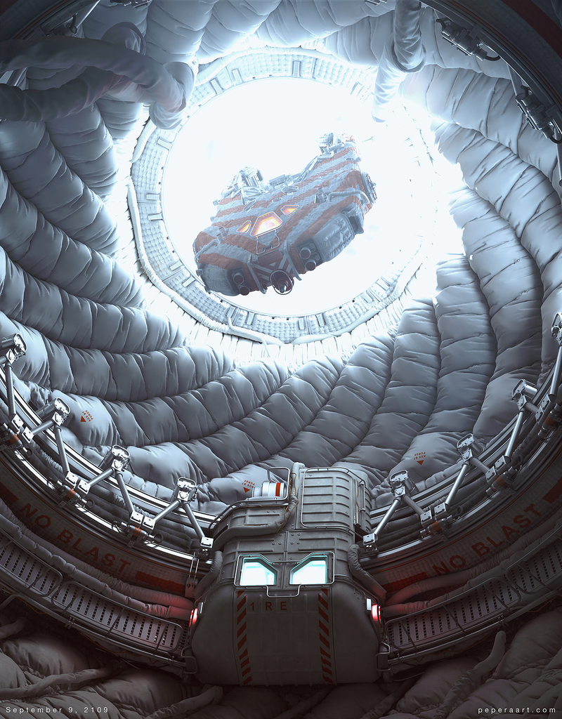Illustration for article titled The Fantastic Space Art Of Paul Pepera